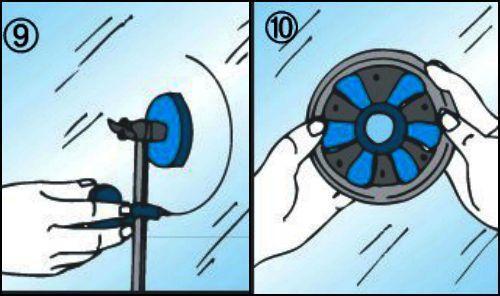 Foratura vetro per valvola di aerazione